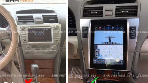 Màn hình DVD Android Tesla Toyota Camry 2006 - 2011